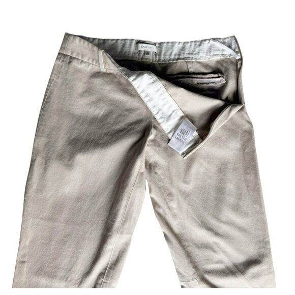 Aritzia Babaton Elliot Pants WOmen's Sz 6 Cropped Light Tan Side Zip Pants - Picture 4 of 9
